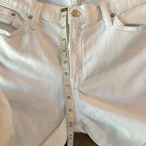 J.Crew 8” Toothpick White Jeans - Picture 9 of 11